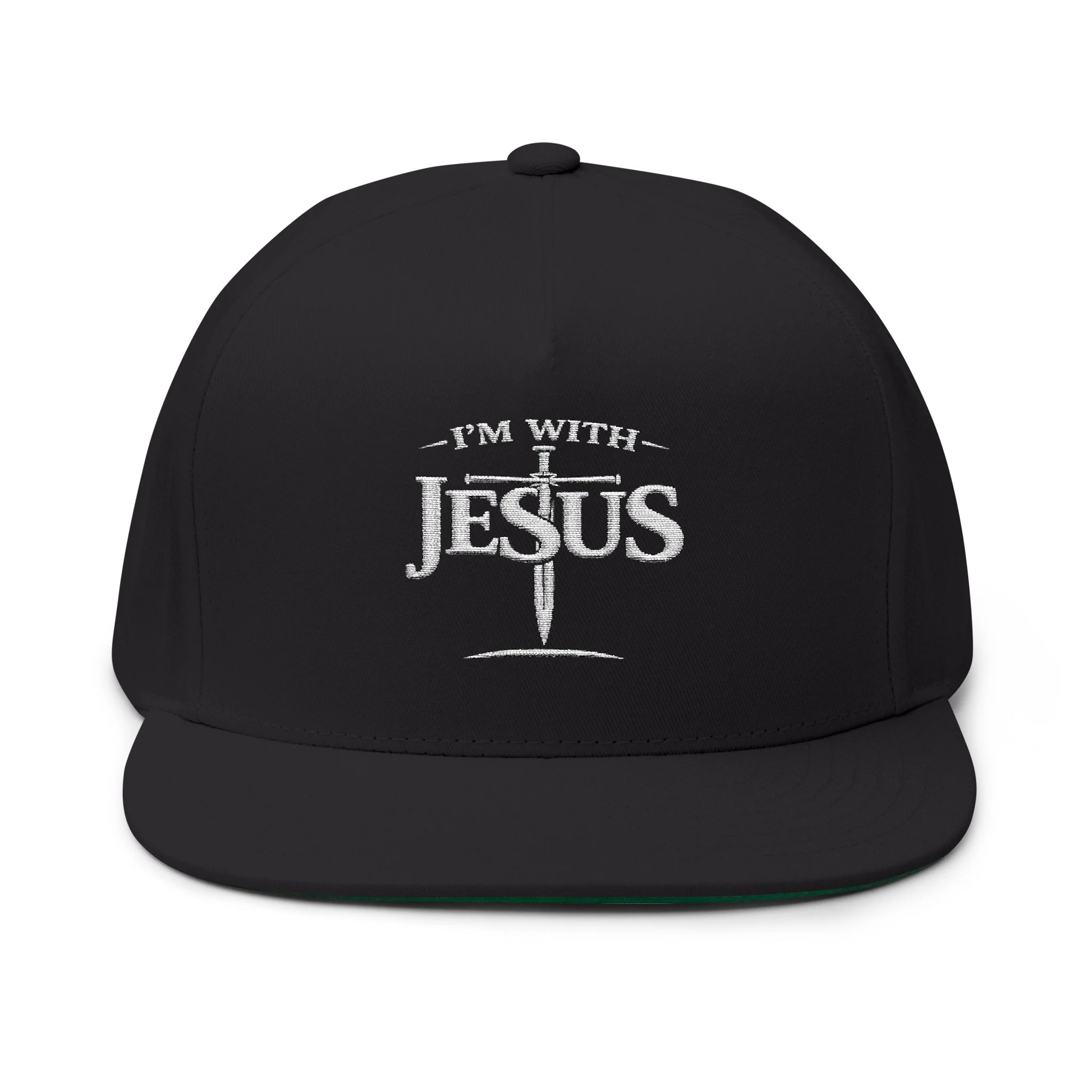 I'm With Jesus Snapback Hat | IWJ Streetwear | Centered Embroidered - Image 5