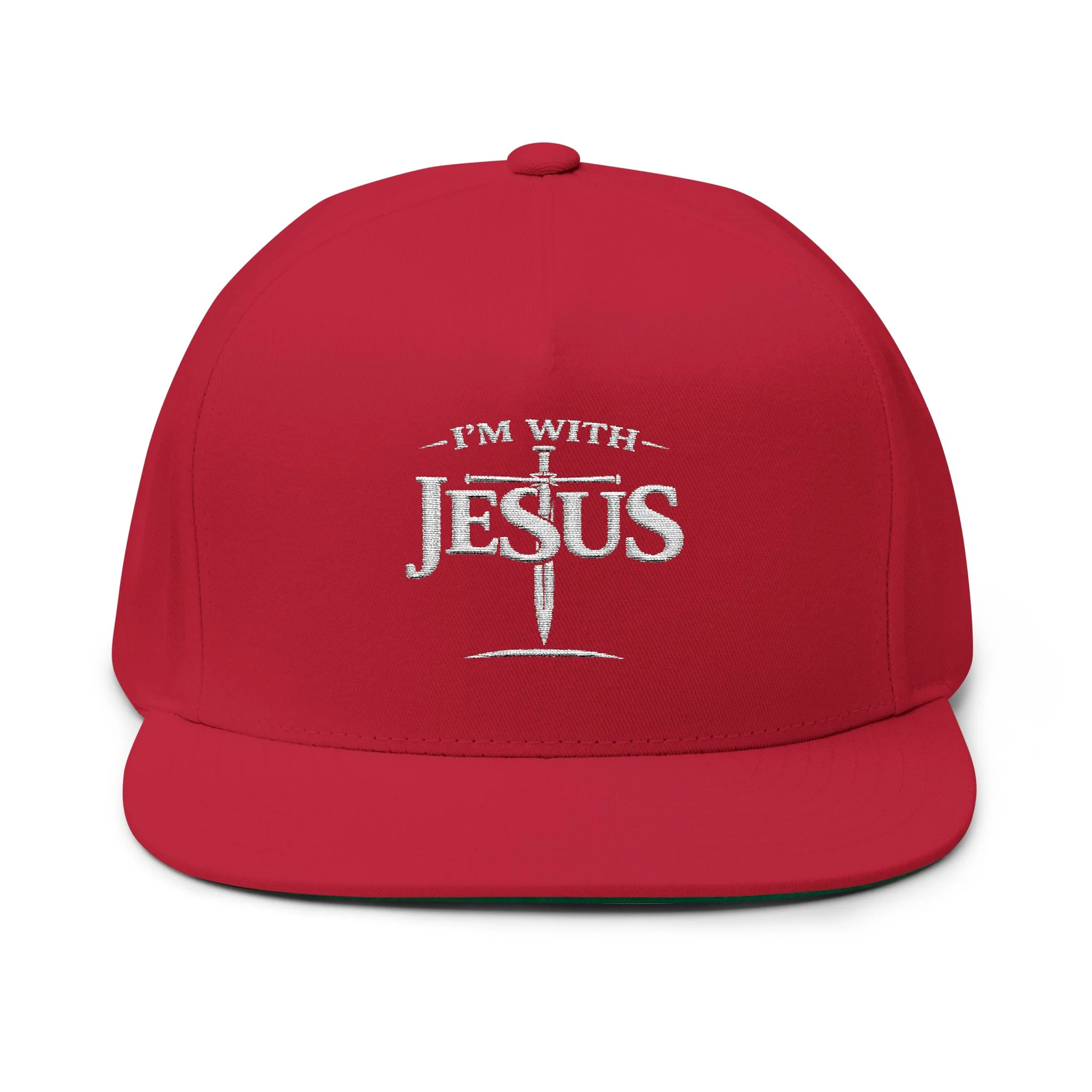 I'm With Jesus Snapback Hat | IWJ Streetwear | Centered Embroidered - Image 11