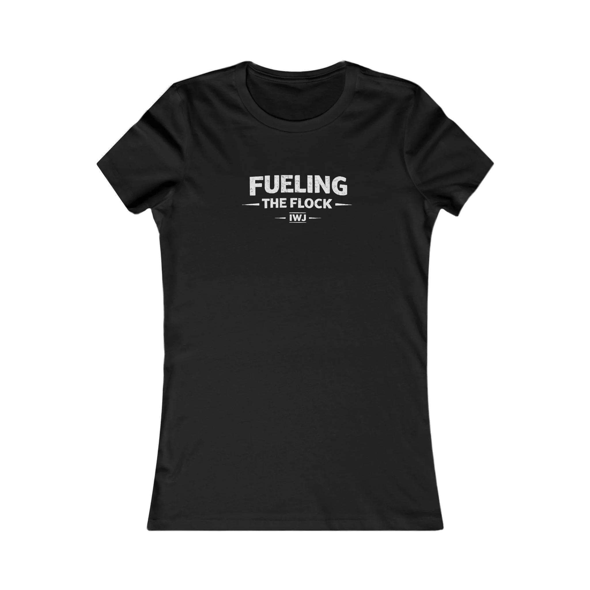 Women's Fueling The Flock | IWJ Faith Family Serving | Ministry Shirt - Image 2