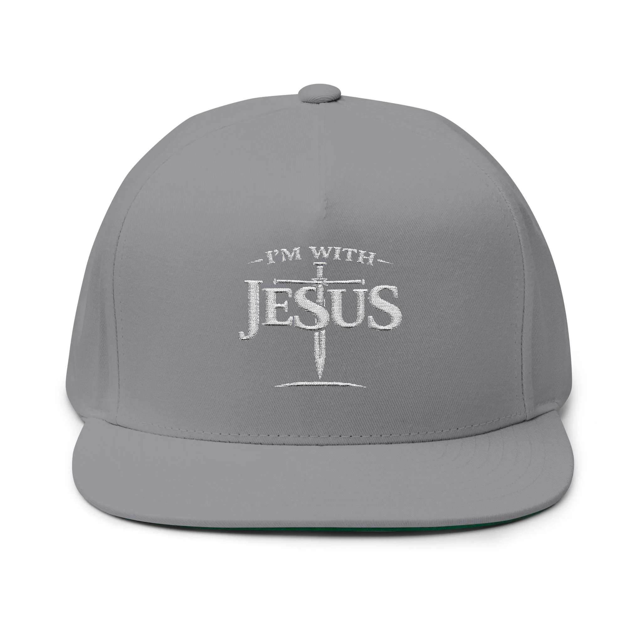 I'm With Jesus Snapback Hat | IWJ Streetwear | Centered Embroidered - Image 3