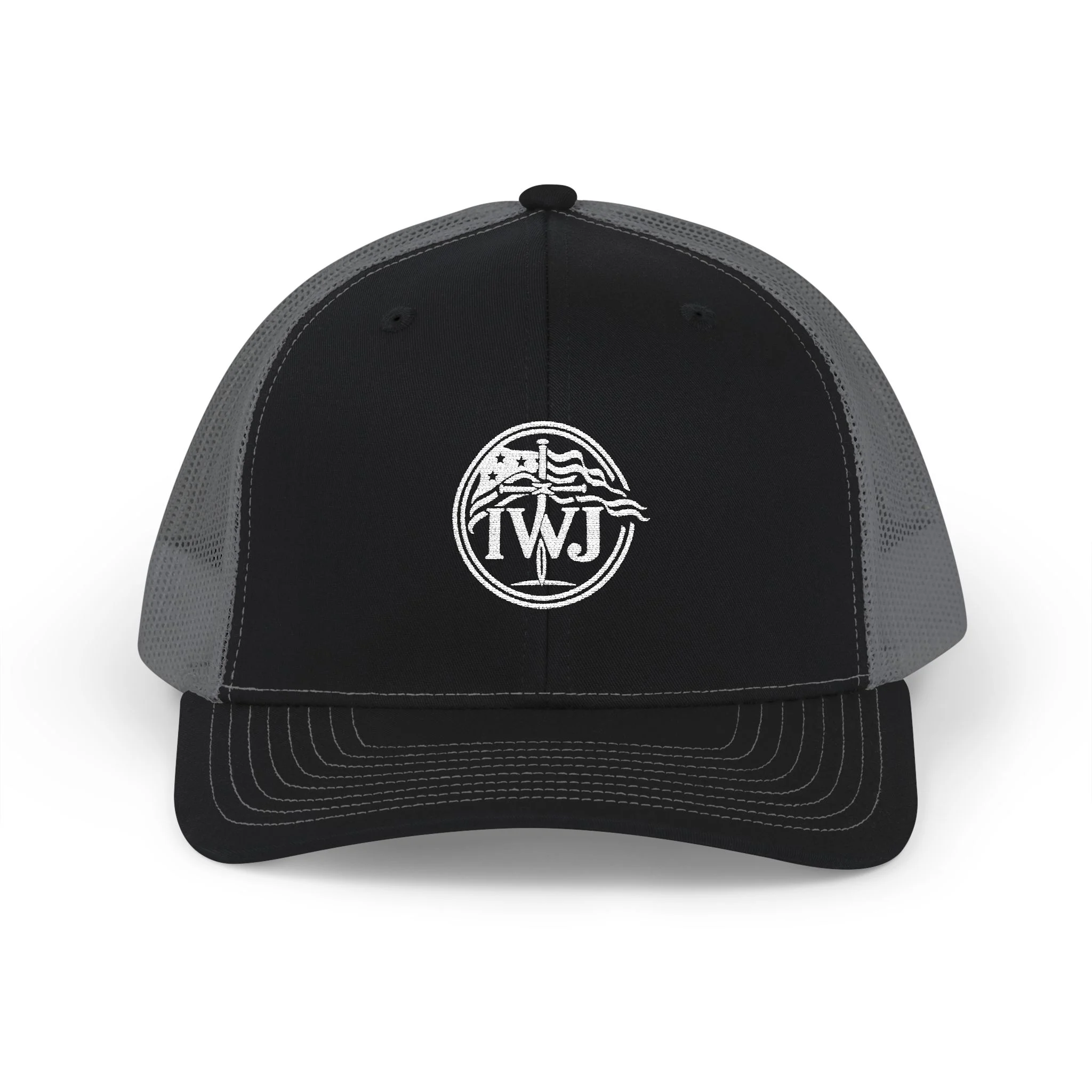IWJ Freedom USA Trucker Hat | Embroidered Christian Cap - Image 3