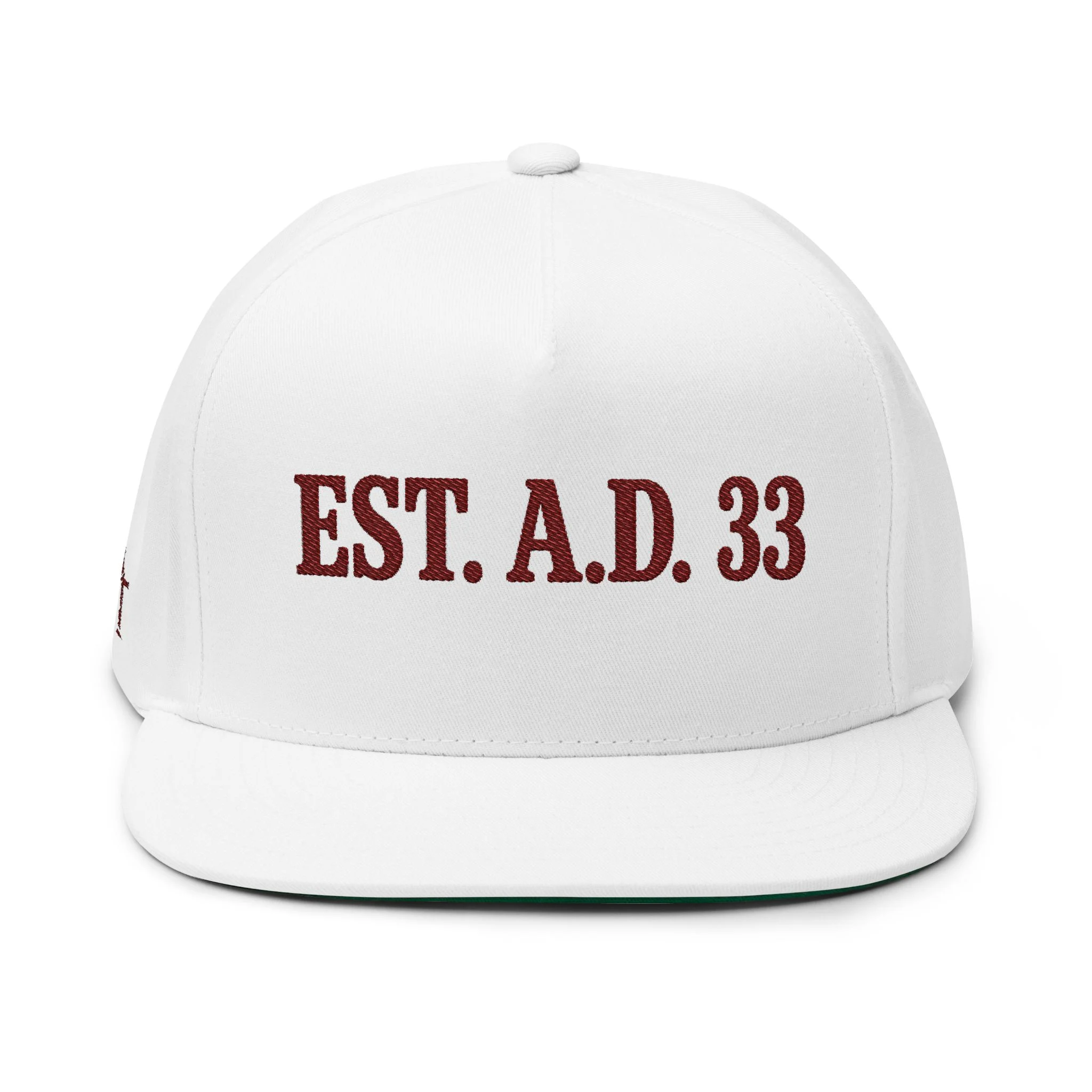 IWJ EST. A.D. 33 Spapback Hat | Brown Embroidered Faith-Based Hat