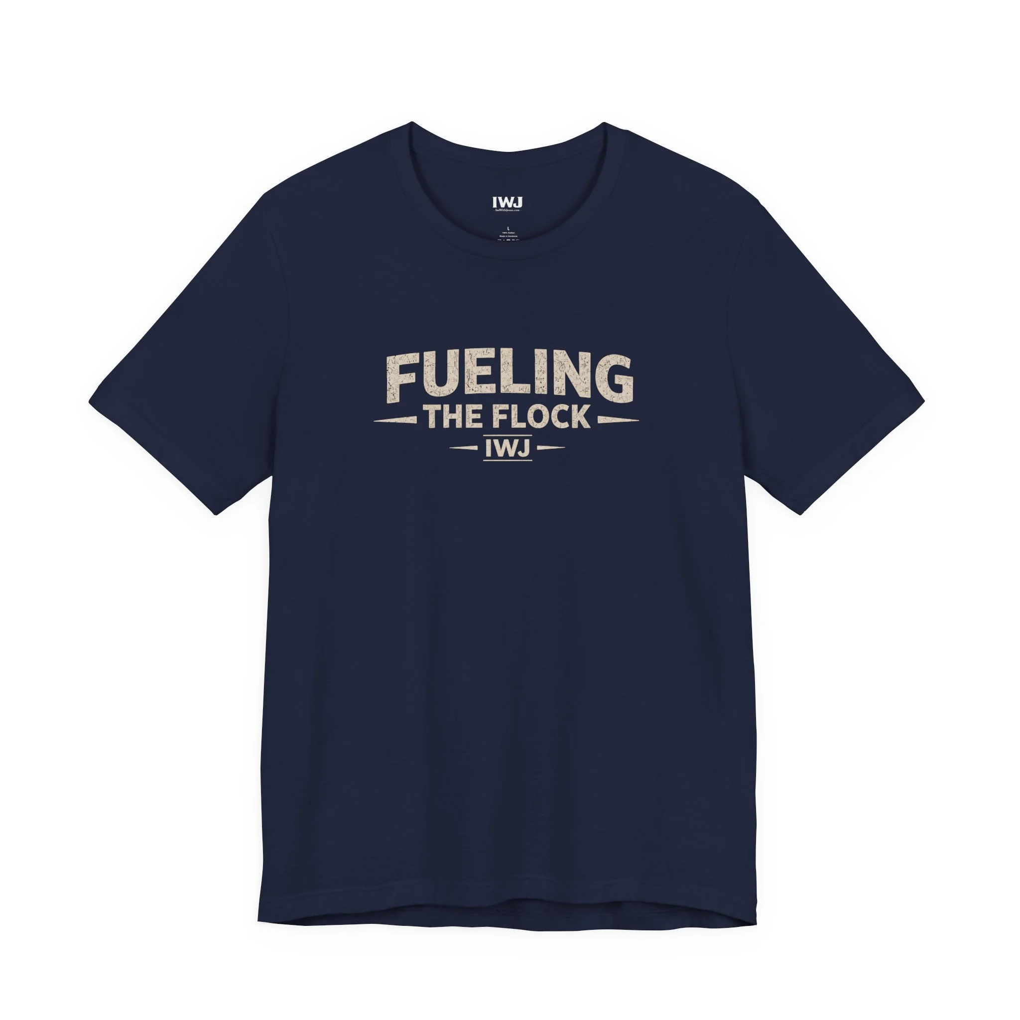 Your Seat Is Saved | IWJ Fueling the Flock™ Premium Christian Tee - Image 2