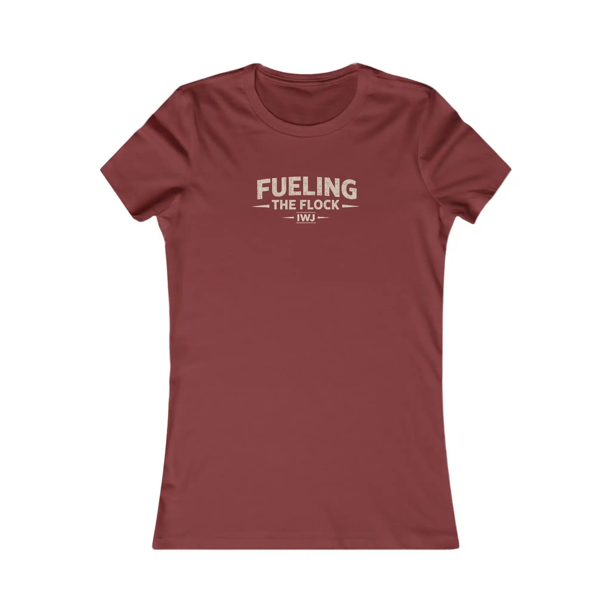 Women’s Faith Family Powered by Food T-Shirt | FTF Tee - Image 7