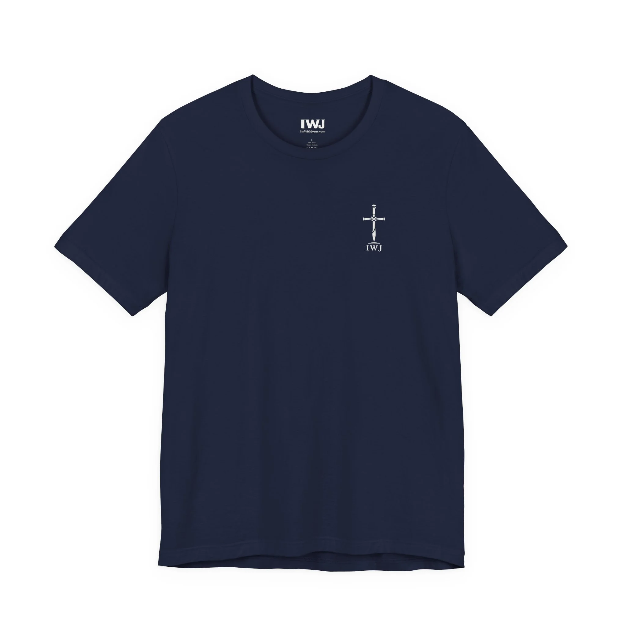 I’m With Jesus Statement Tee | IWJ Apparel | Faith Tee - Image 7