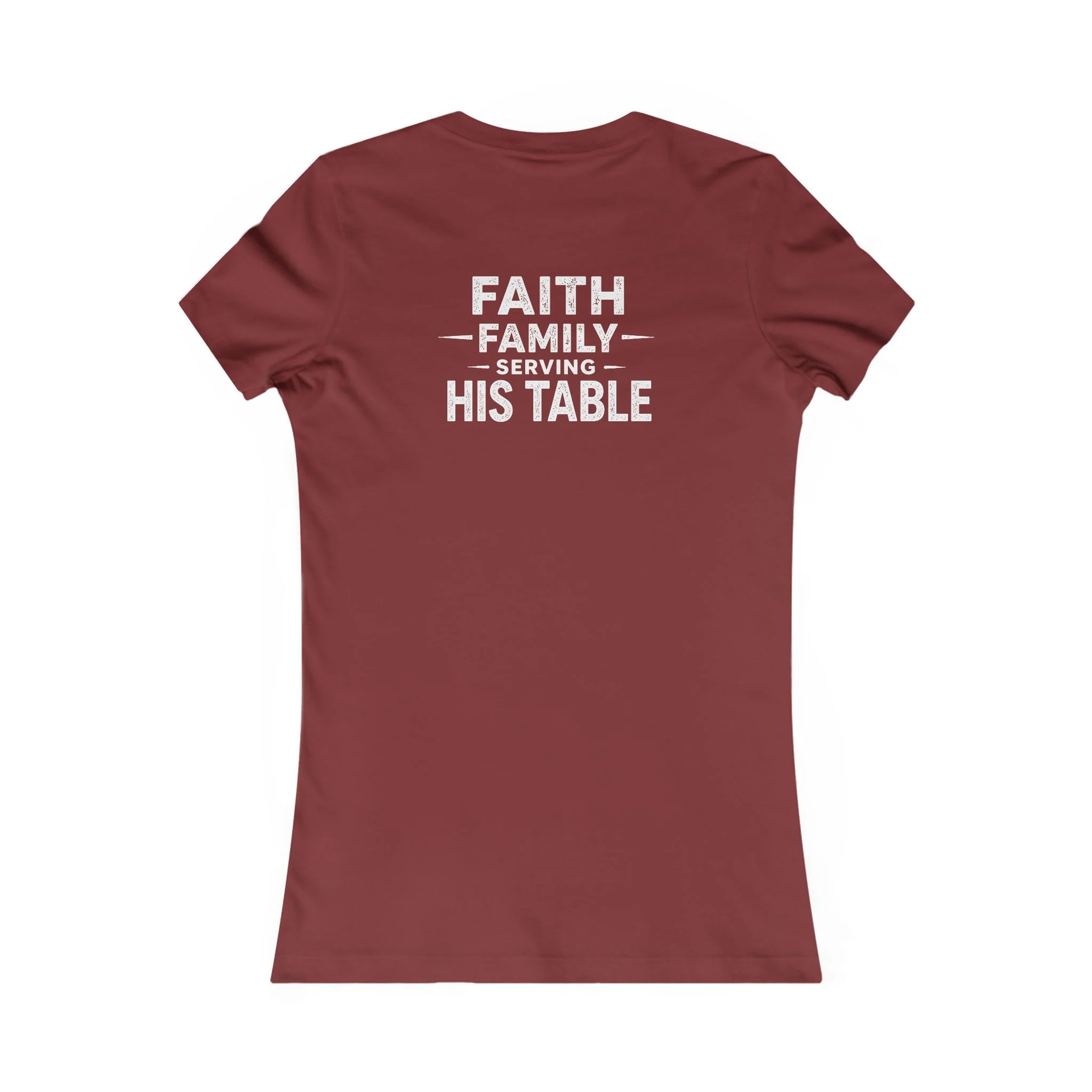 Women's Fueling The Flock | IWJ Faith Family Serving | Ministry Shirt - Image 11