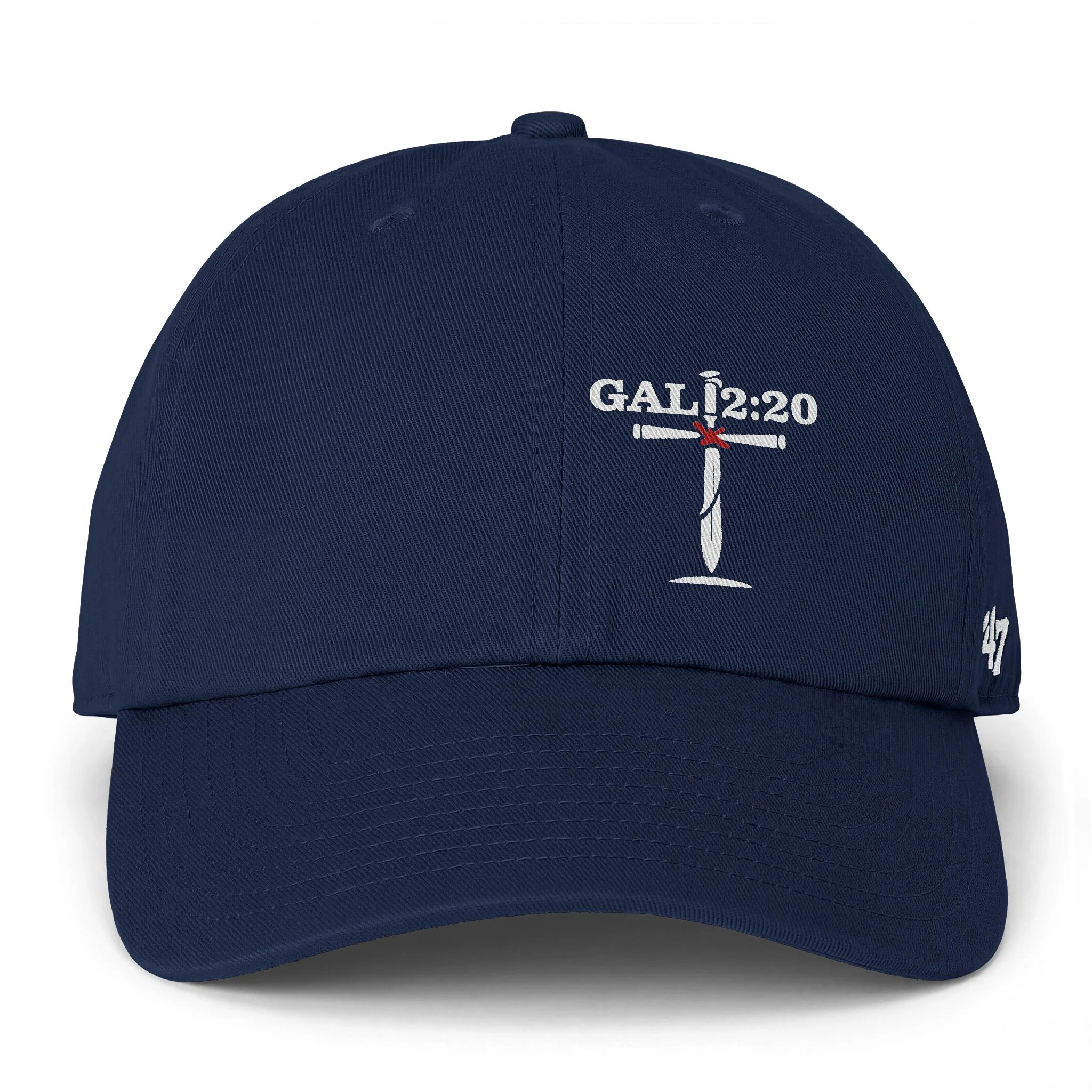 IWJ ’47 Clean Up Dad Hat | (Gal 2:20) Cross | Premium Embroidered - Image 7
