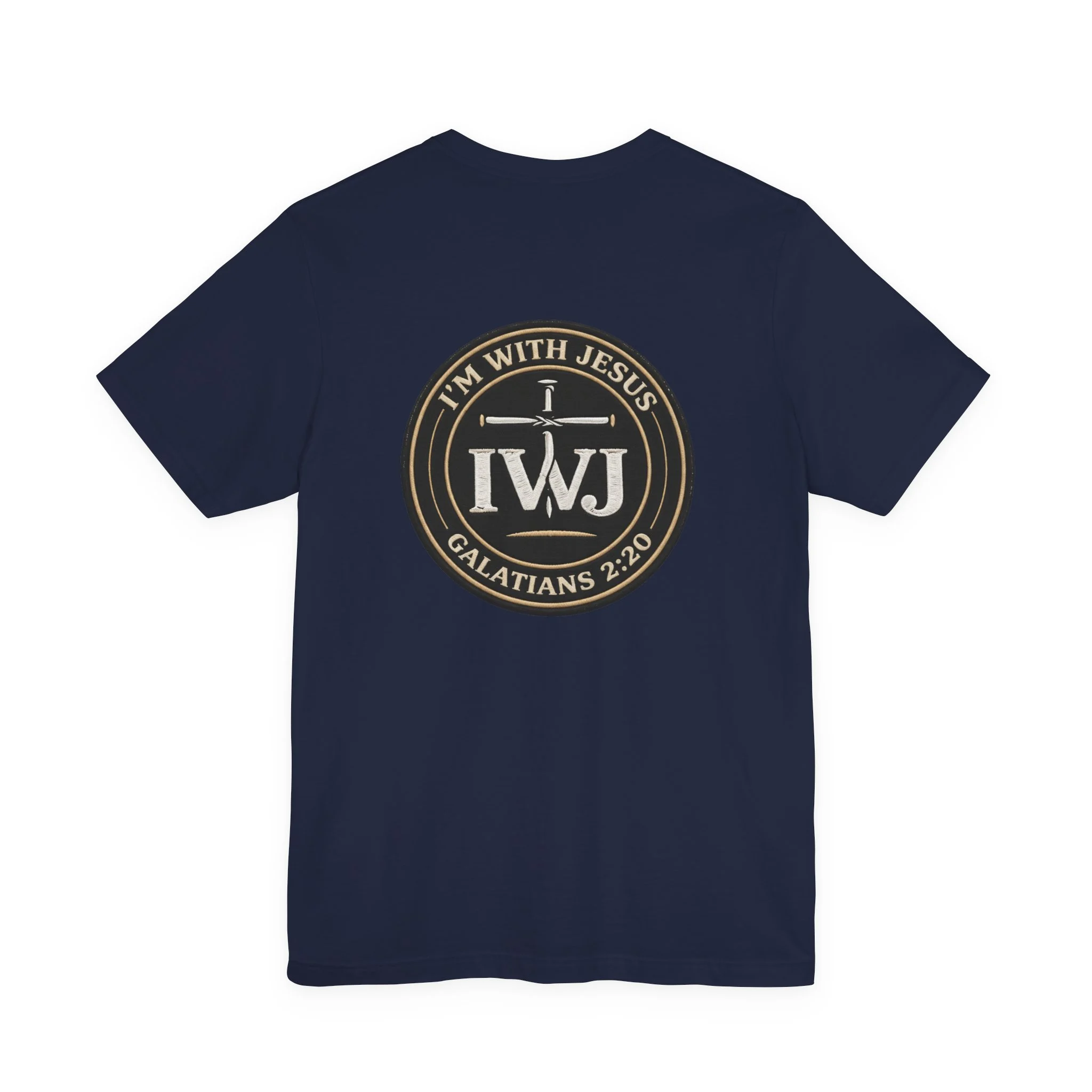 IWJ Circle Logo Tee | Galatians 2:20 | IWJ Apparel | Faith Tee - Image 8