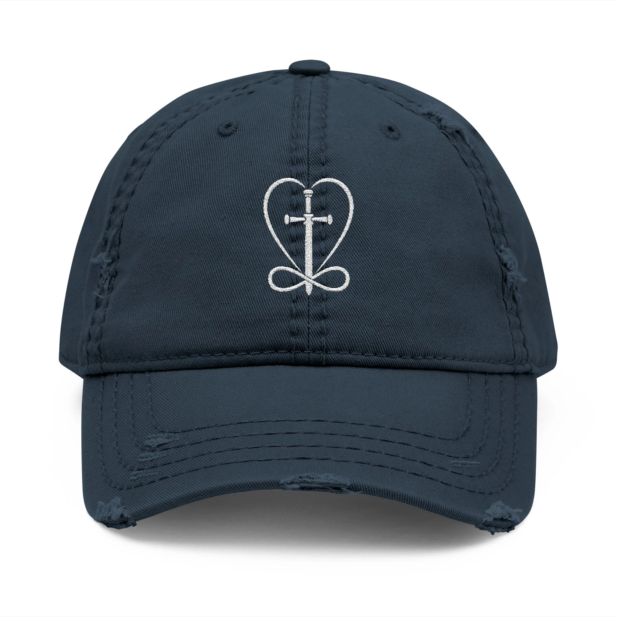 IWJ Signature Heart Dad Hat | Premium Embroidered Cap | Rebekah Line