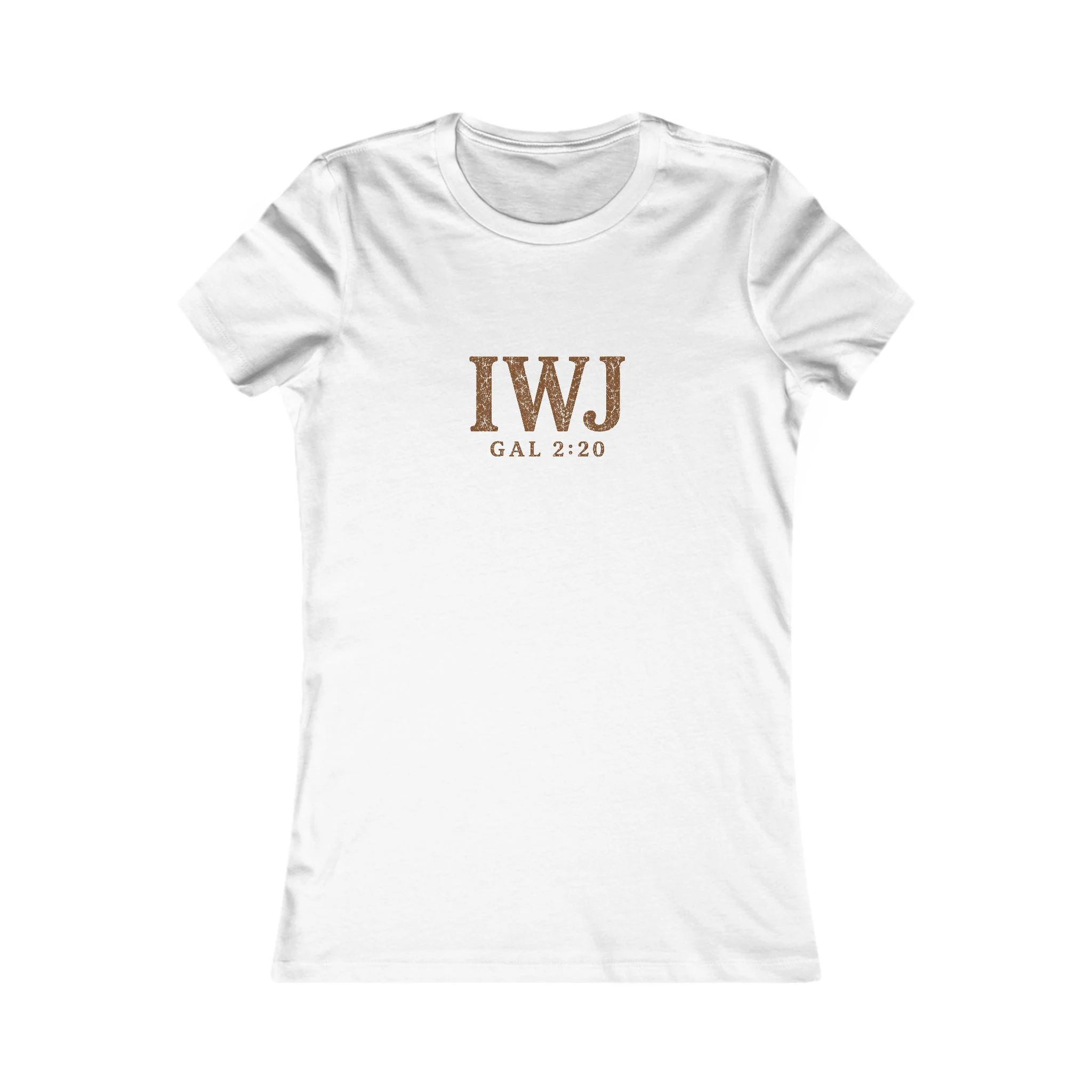 IWJ Galatians 2:20 Women’s Tee | Vintage Minimal Graphic Shirt
