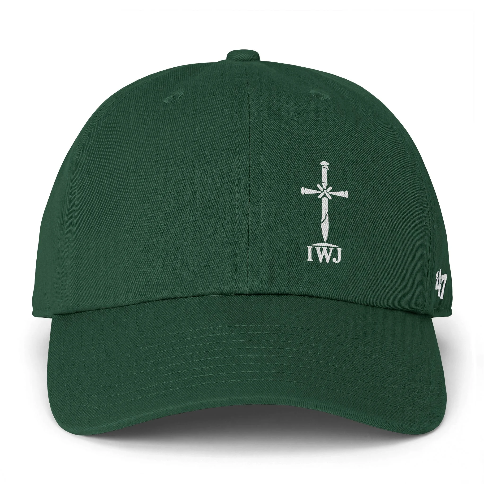 IWJ Cross ’47 Clean Up Dad Hat | Christian Cap | Premium Embroidered - Image 3
