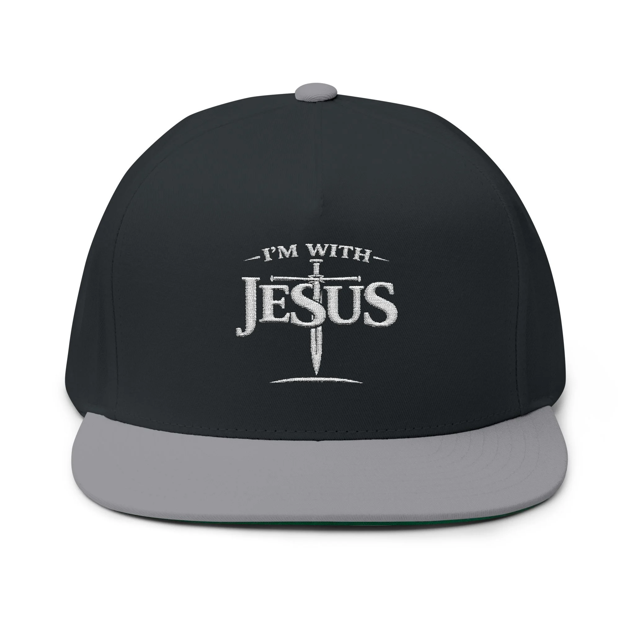 I'm With Jesus Snapback Hat | IWJ Streetwear | Centered Embroidered - Image 7