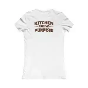 Women’s Christian Kitchen Crew Shirt | Fueling the Flock | IWJ