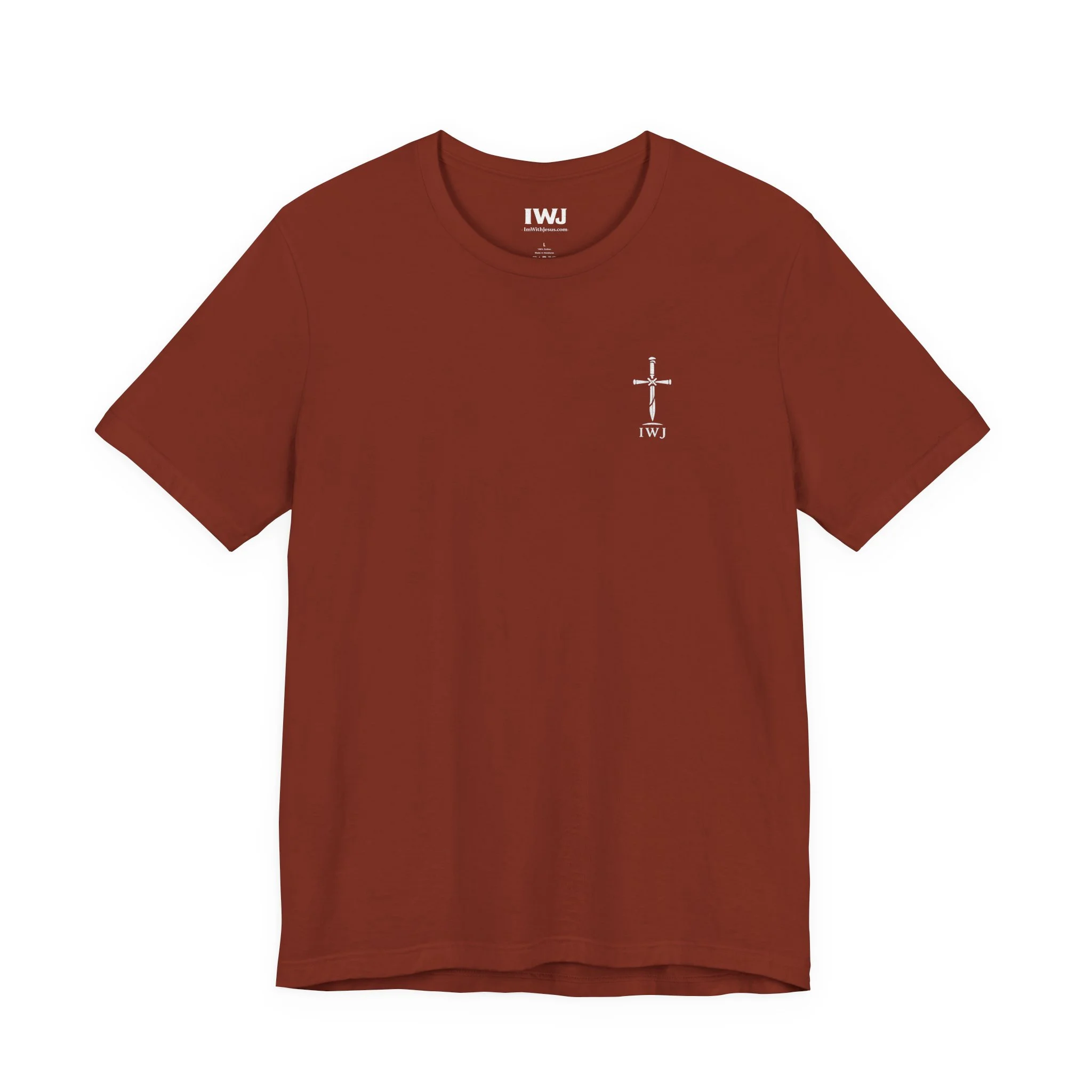 I’m With Jesus Statement Tee | IWJ Apparel | Faith Tee - Image 2