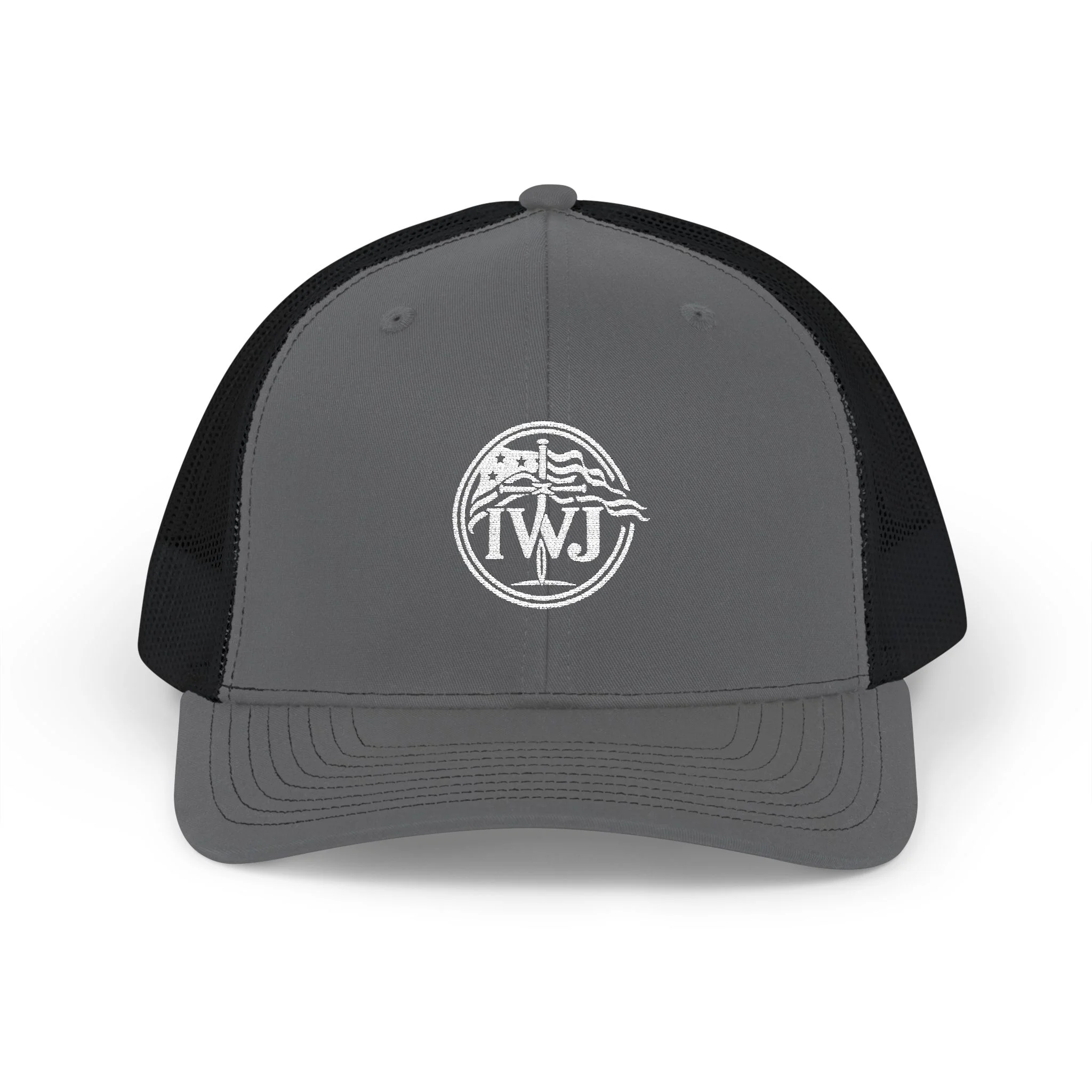 IWJ Freedom USA Trucker Hat | Embroidered Christian Cap - Image 7