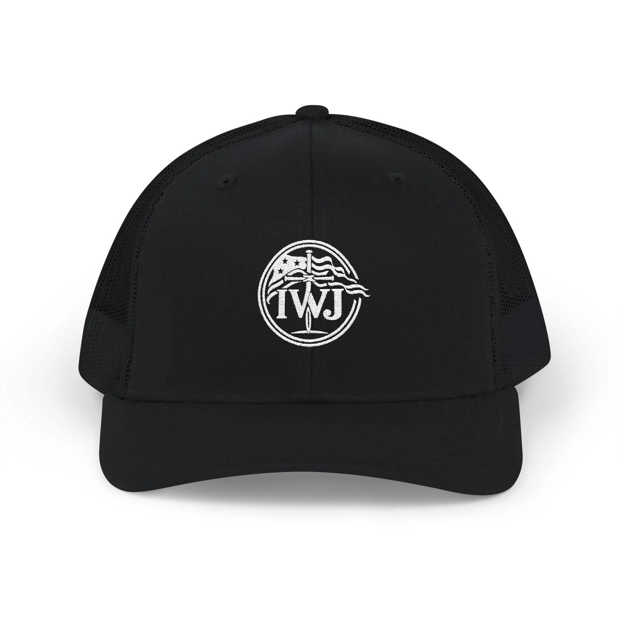 IWJ Freedom USA Trucker Hat | Embroidered Christian Cap - Image 5