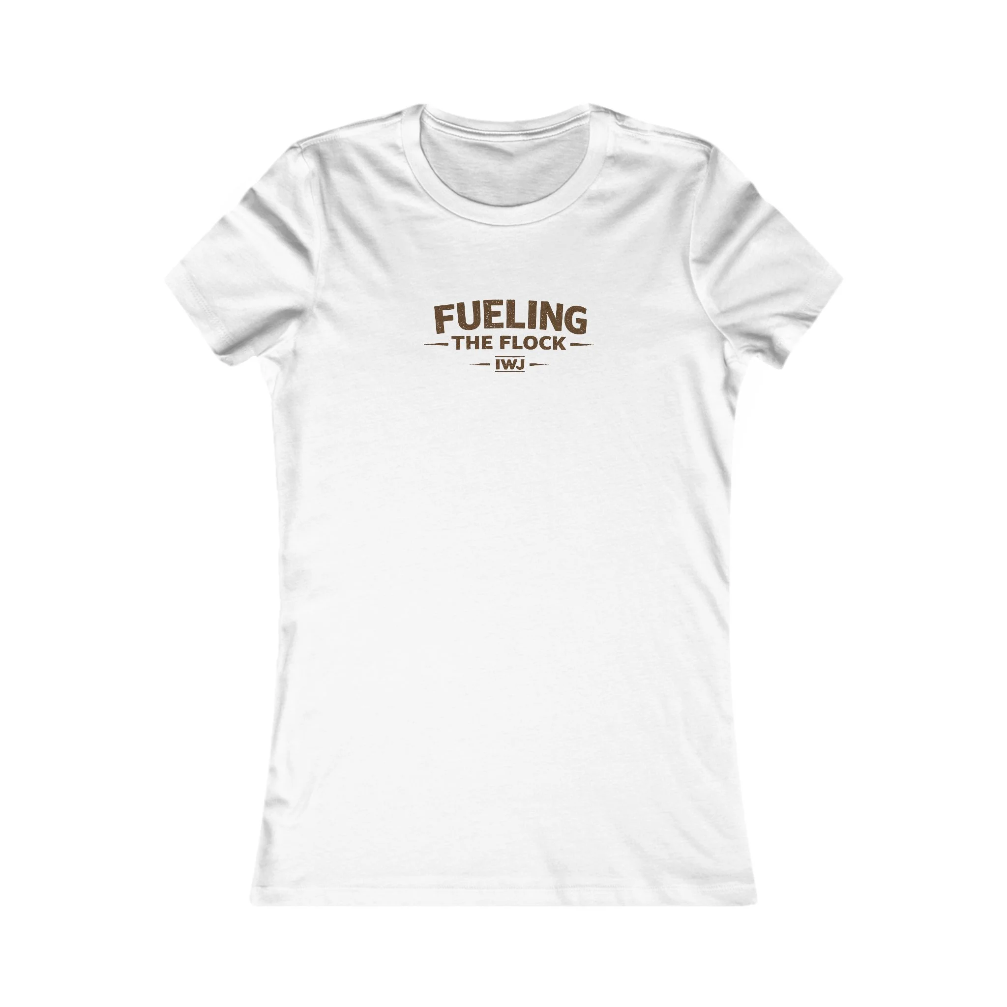 Women's Fueling The Flock | IWJ Faith Family Serving | Ministry Shirt - Image 4