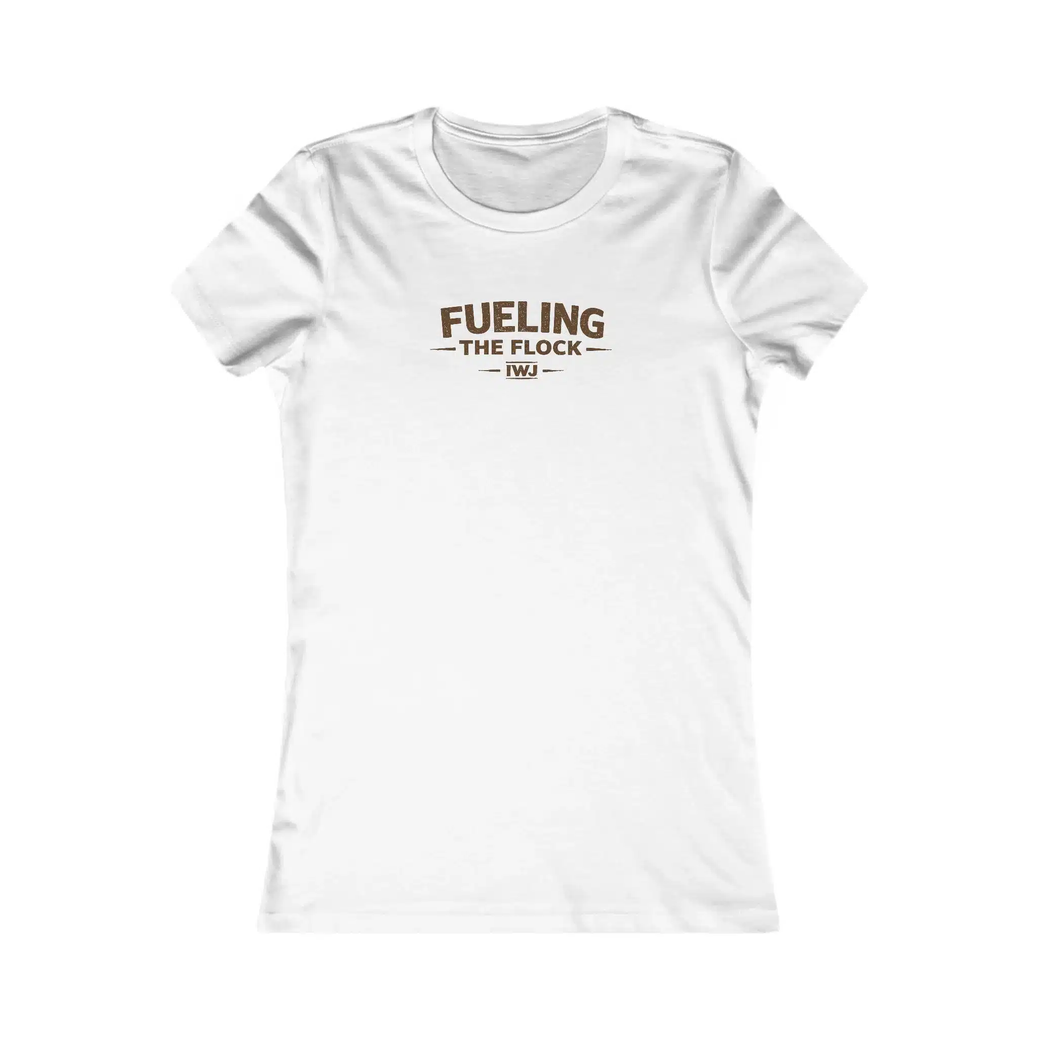 Women’s Faith Family Powered by Food T-Shirt | FTF Tee - Image 6
