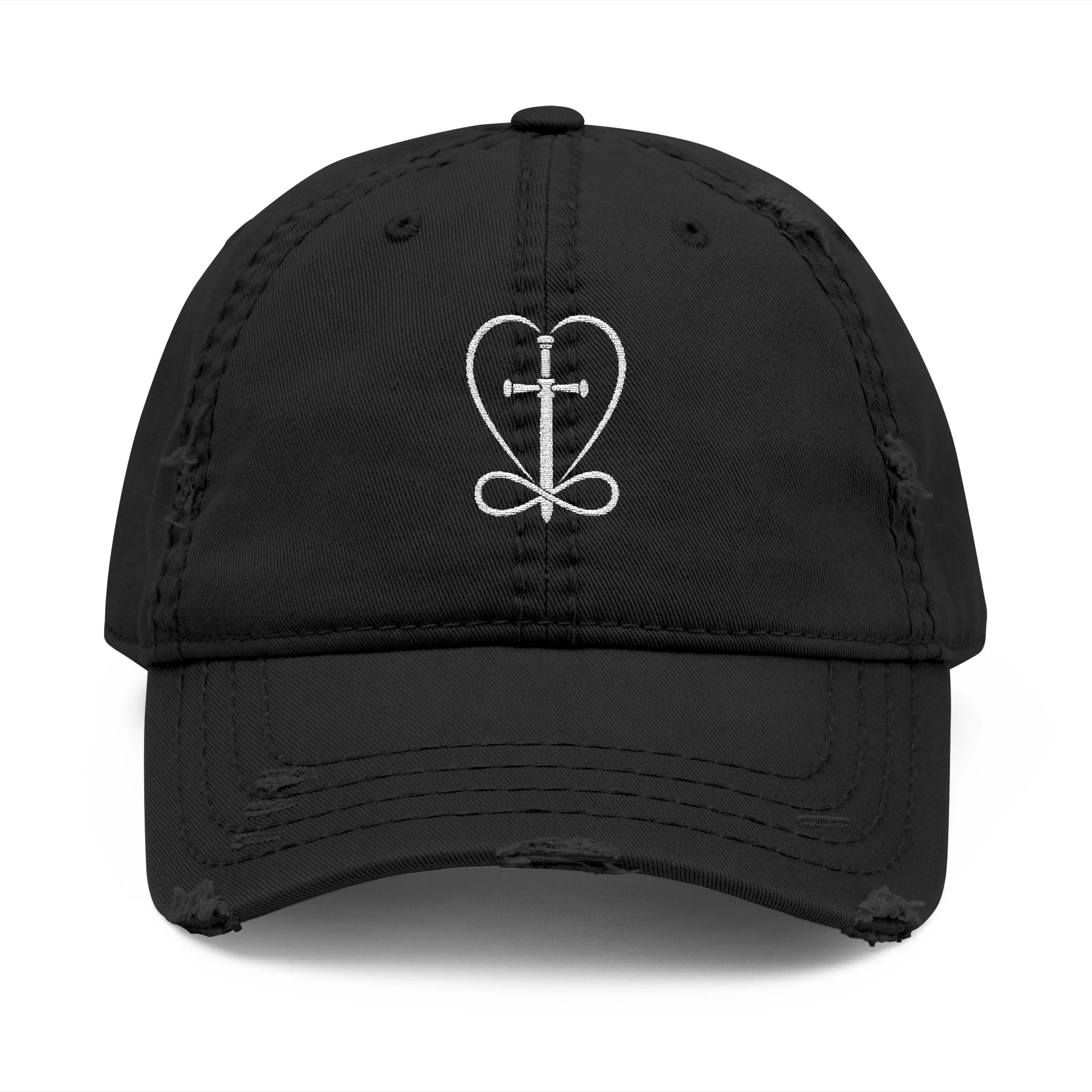 IWJ Signature Heart Dad Hat | Premium Embroidered Cap | Rebekah Line - Image 3