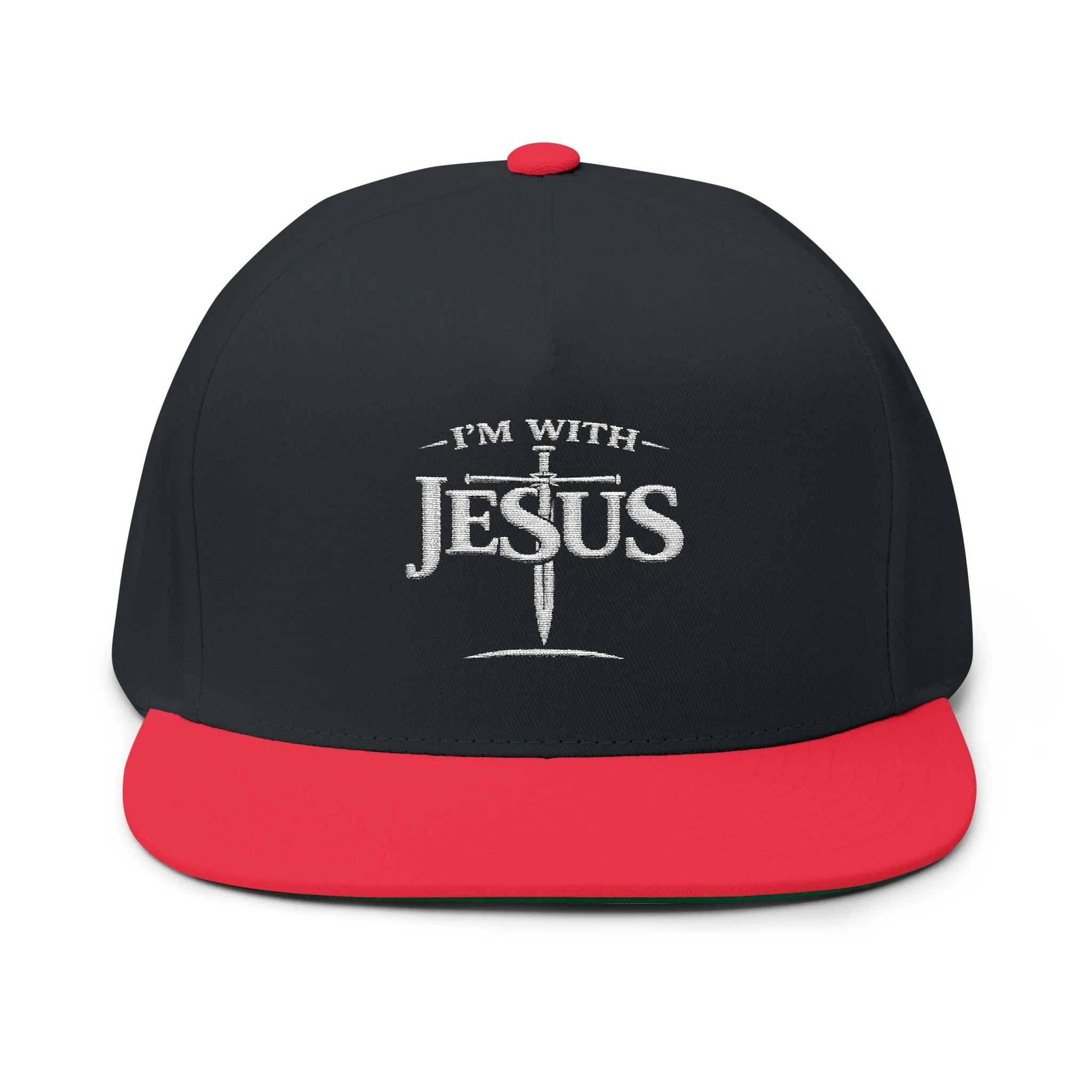 I'm With Jesus Snapback Hat | IWJ Streetwear | Centered Embroidered - Image 9