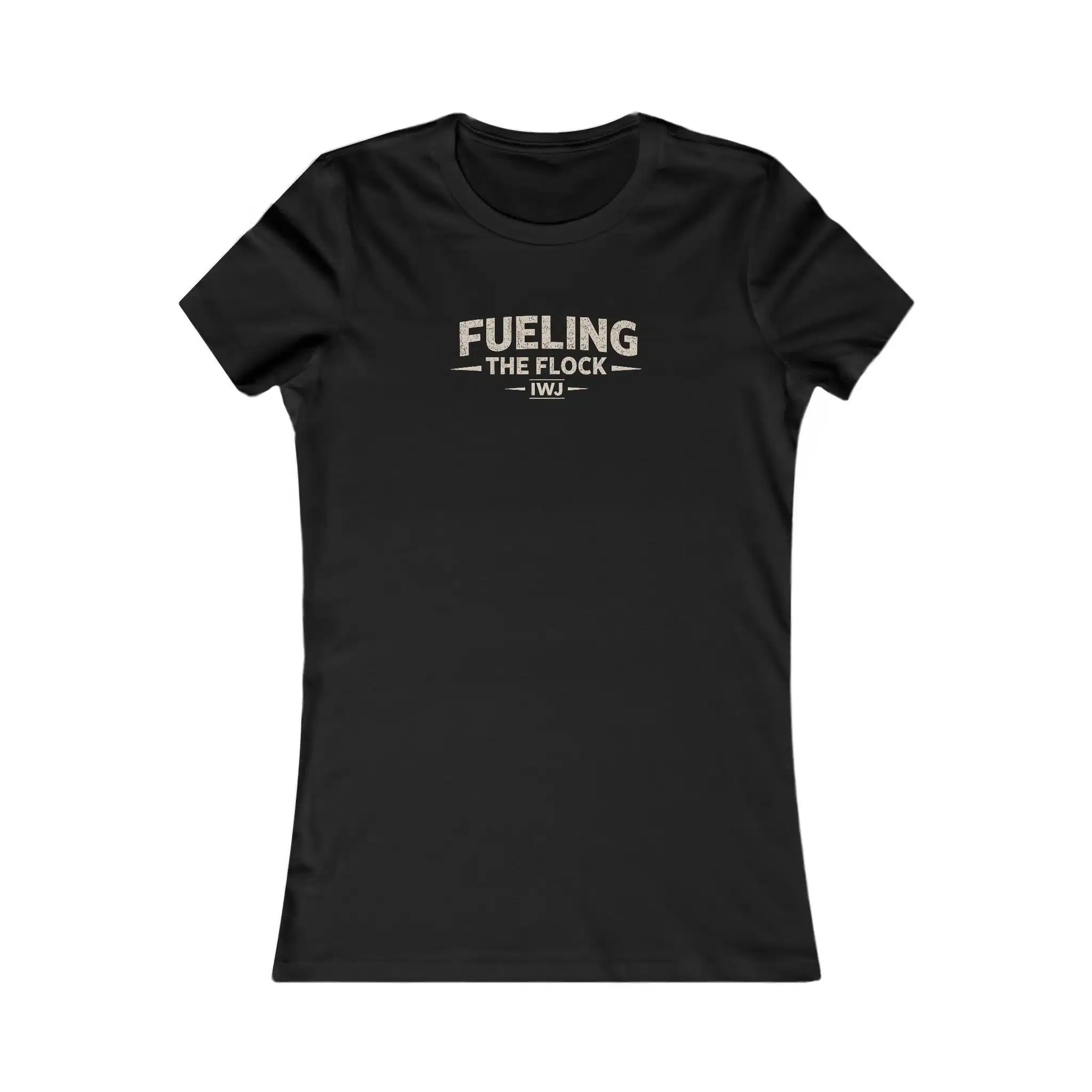 Women’s Faith Family Powered by Food T-Shirt | FTF Tee - Image 3