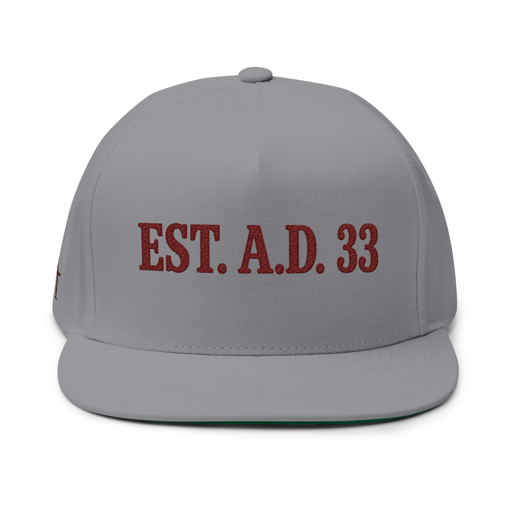 IWJ EST. A.D. 33 Spapback Hat | Brown Embroidered Faith-Based Hat - Image 4