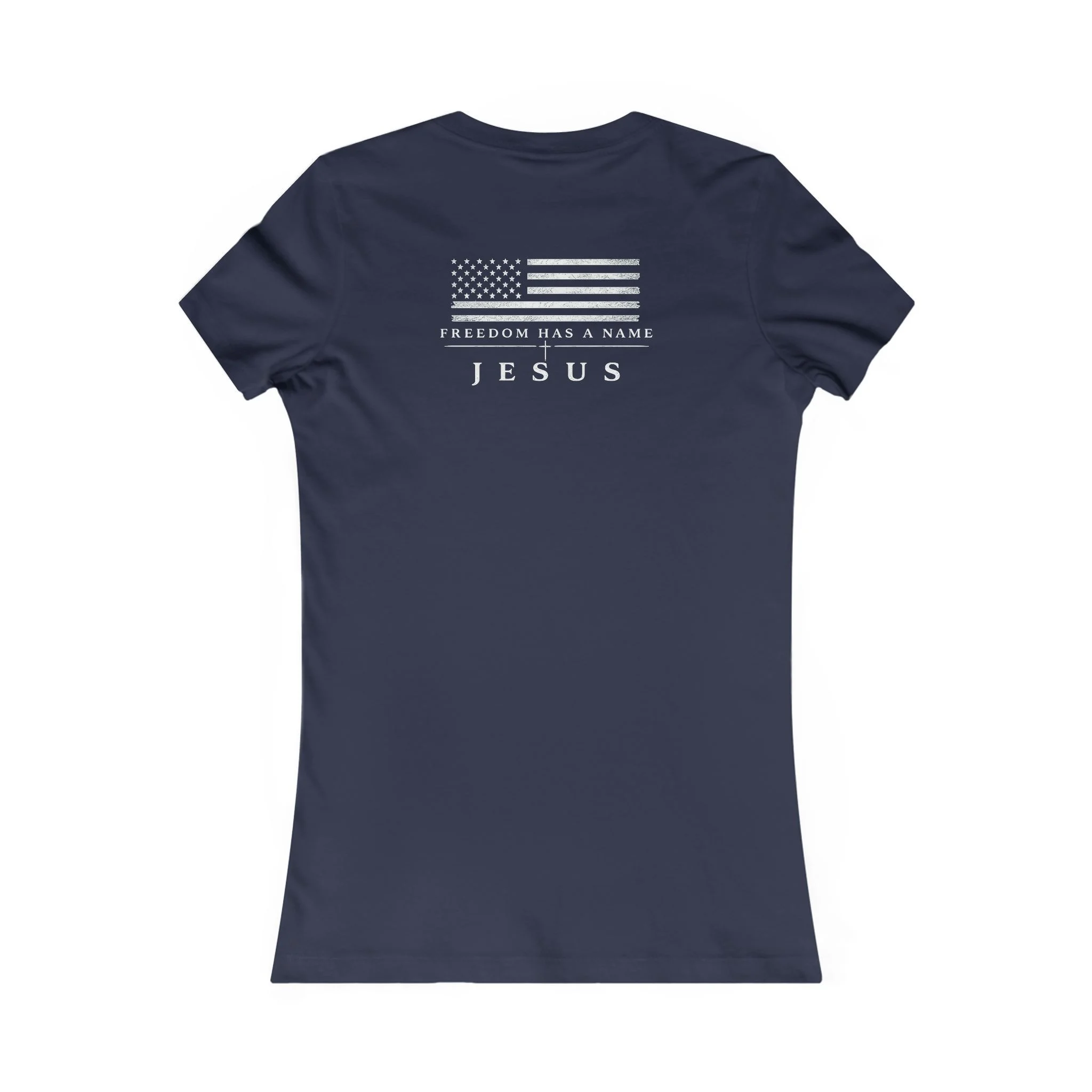 Women's Freedom Has A Name | JESUS IWJ Premium Faith Tee - Image 6