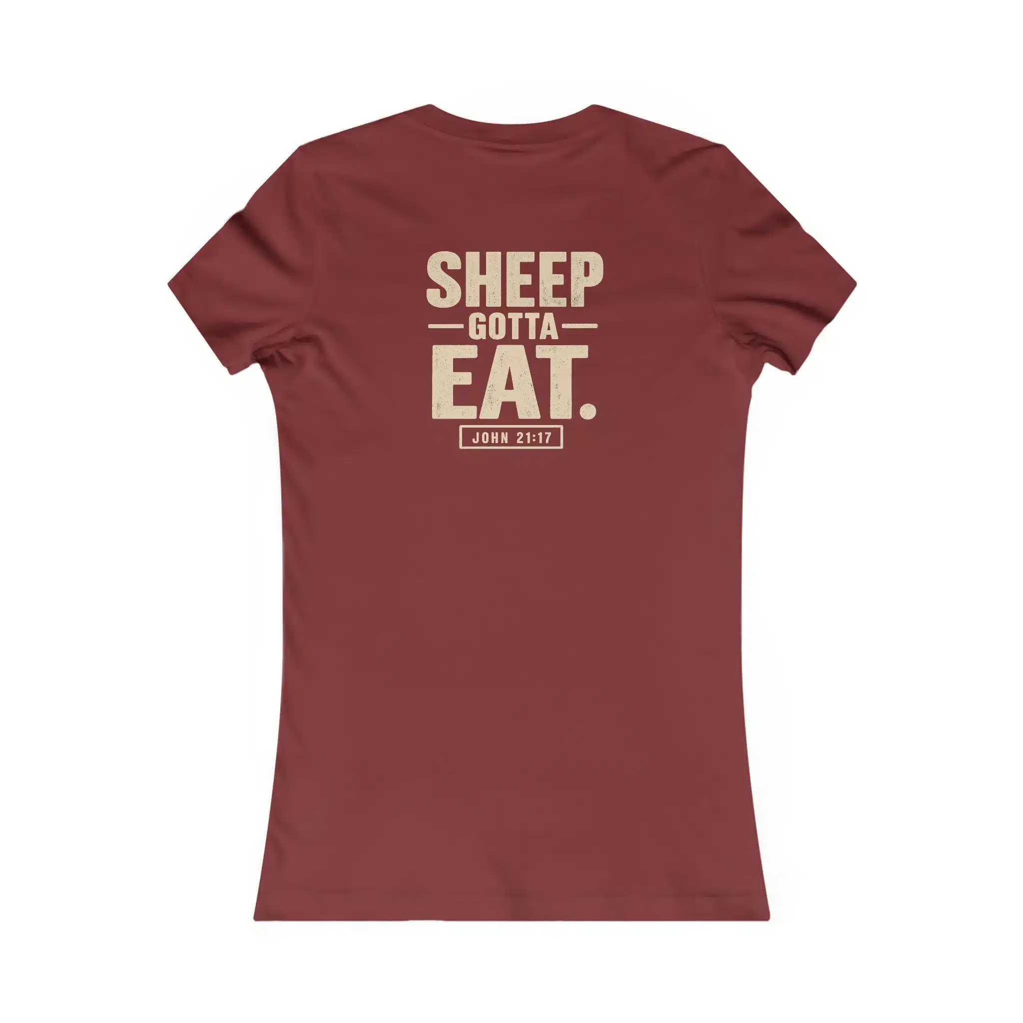 Women’s Fueling The Flock Sheep Gotta Eat T-Shirt | IWJ FTF Tee - Image 8