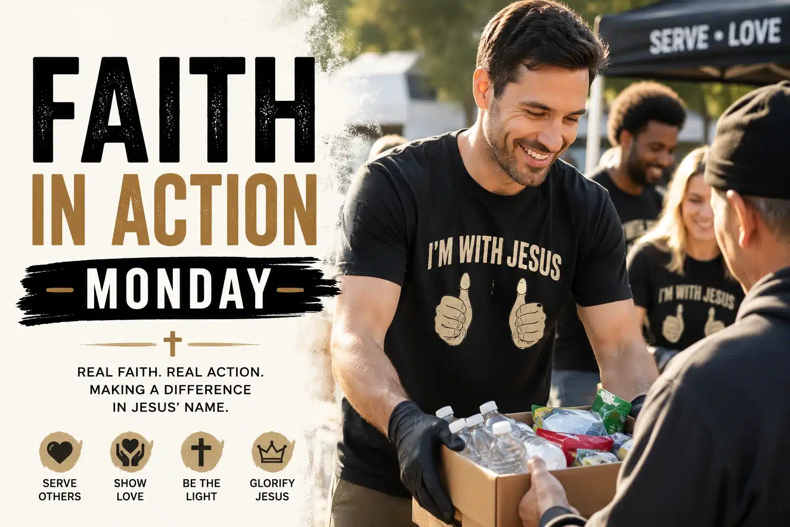 Im With Jesus Media Page Faith in Action Monday