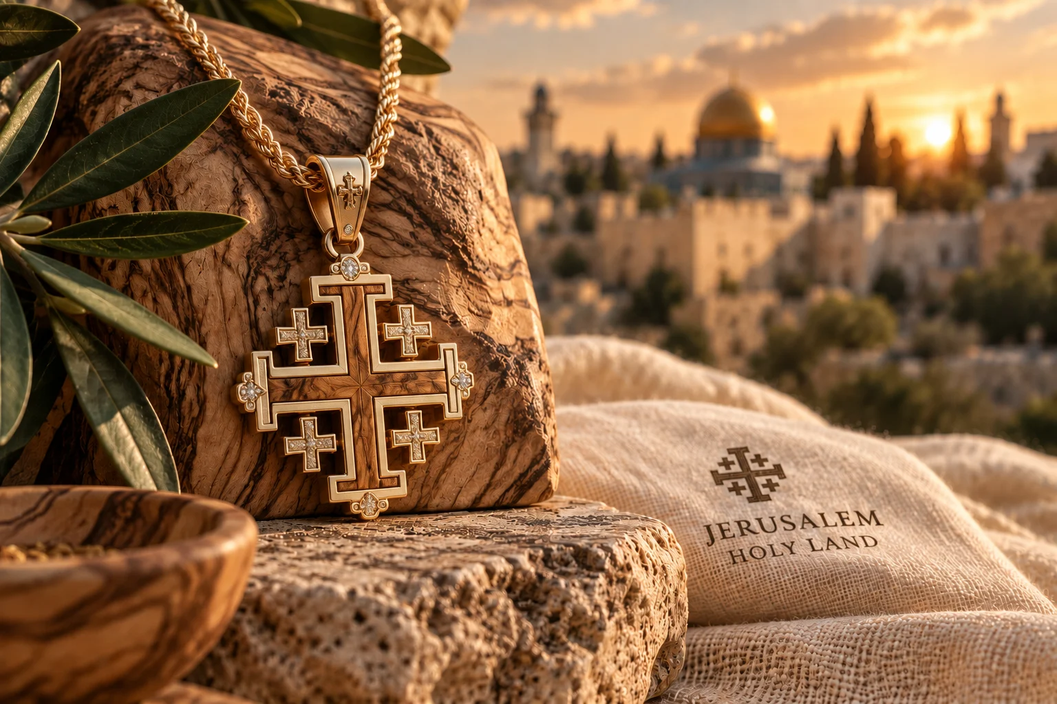 The Bethlehem Collection Jerusalem Cross Jewelry